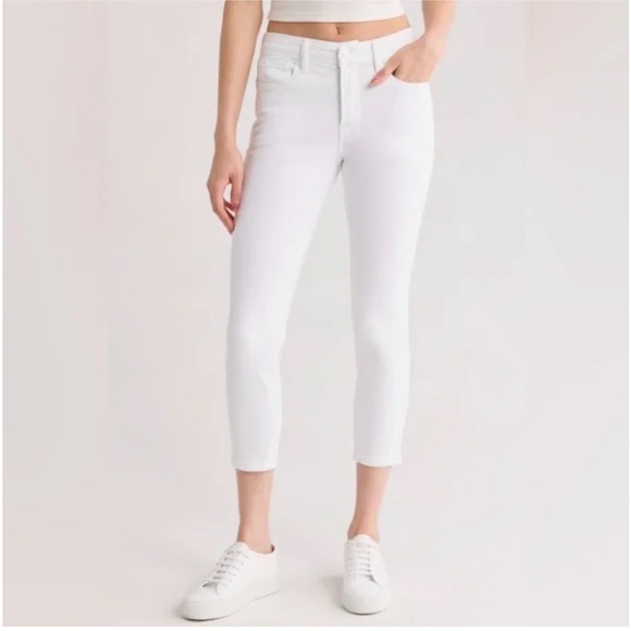 Good American Denim - GOOD AMERICAN Good Petite Skinny Skinny White Jeans Size 15